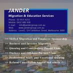 Jander Migration and Education Services - Melbourne CBD, VIC, Australia