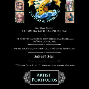 Columbia Tattoo - Vancouver, WA, USA