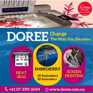 Doree Embroidery & Screen Printing - Brisbane, QLD, Australia