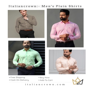 Buy Men's Plain Shirts Online at Low Prices - Ital - Acacia Ridge, NT, Australia