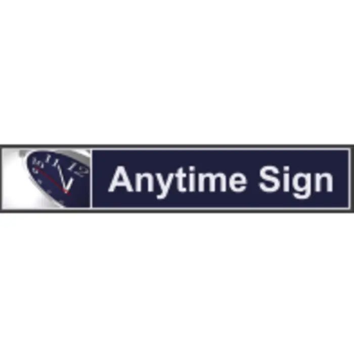 Anytime Sign, Mammoth Spring, AR, USA